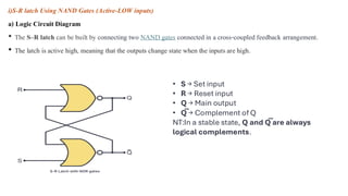 SEQUENTIAL LOGIC CIRCUITS , triggering, latches | PDF