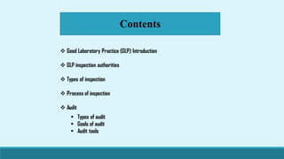 Good Laboratory Practices: INSPECTION AND AUDIT PROCESS | PDF