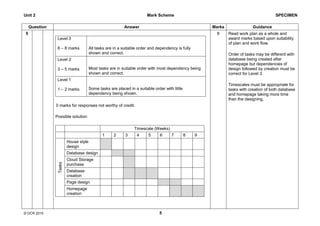 Unit 2 spec paper | PDF