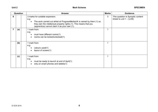 Unit 2 spec paper | PDF