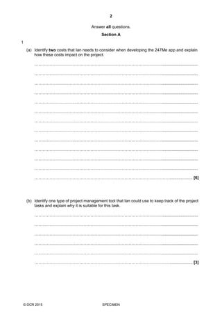 Unit 2 spec paper | PDF