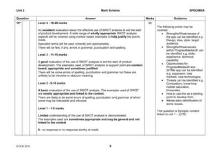 Unit 2 spec paper | PDF