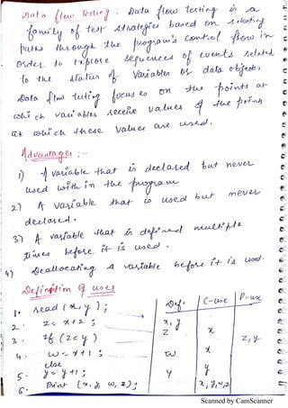 UNIT 2 Software Testing (Topic Wise) | PDF