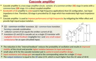 MULTISTAGE AMPLIFIERS AND DIFFERENTIAL AMPLIFIER | PPTX