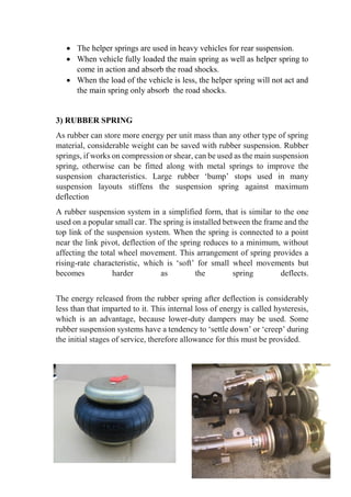 Unit 2 : Suspension System | PDF