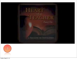 3


Sunday, August 12, 12
 