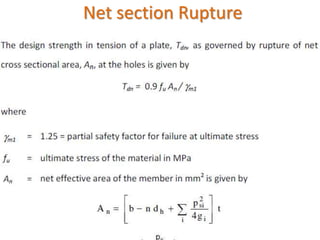 Net section Rupture
 