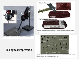 Taking test impression
 