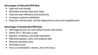 UNIT 2 TYPES OF ROBOTS in robotic process automation.pptx