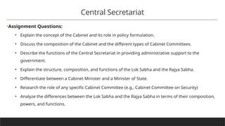 Unit 2 Union Government and its Administration.pptx