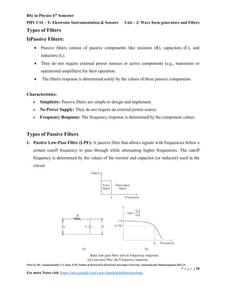 Unit – 2: Wave form generators and Filters | PDF