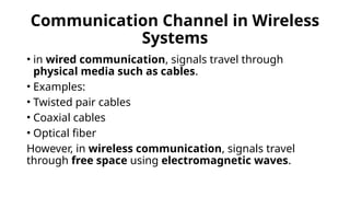 Comprehensive Fundamentals of Wireless Communication Systems and ...