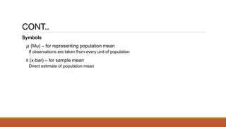 UNIT 3-1.pptx of biostatistics nursing 6th sem | PPTX