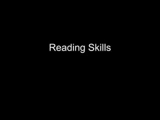 Reading Skills 