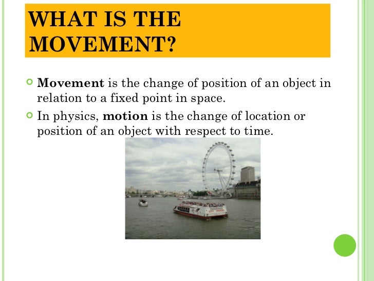 Unit 3 Motion and movement
