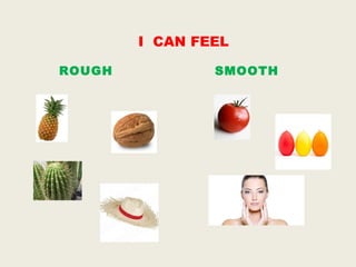 I CAN FEEL
ROUGH
SMOOTH