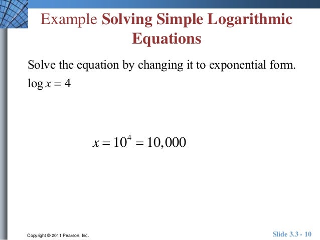 unit 3 3 ln x 3 in exponential form