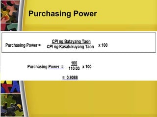 Purchasing Power
 