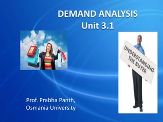 module ii demand analysis susan abraham assistant... Demand analysis (2) | PPSX