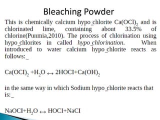Bleaching Powder
 