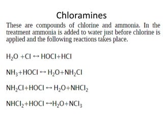 Chloramines
 