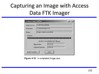 Capturing an Image with Access
Data FTK Imager
132
 