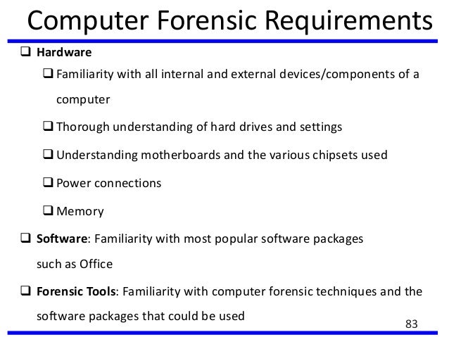 cs6004 cyber forensics computer forensic tools comparison chart