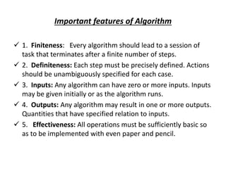 Unit 3.1 Algorithm and Flowchart | PPTX