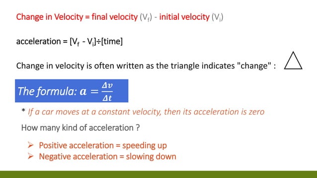 Motion in one dimension