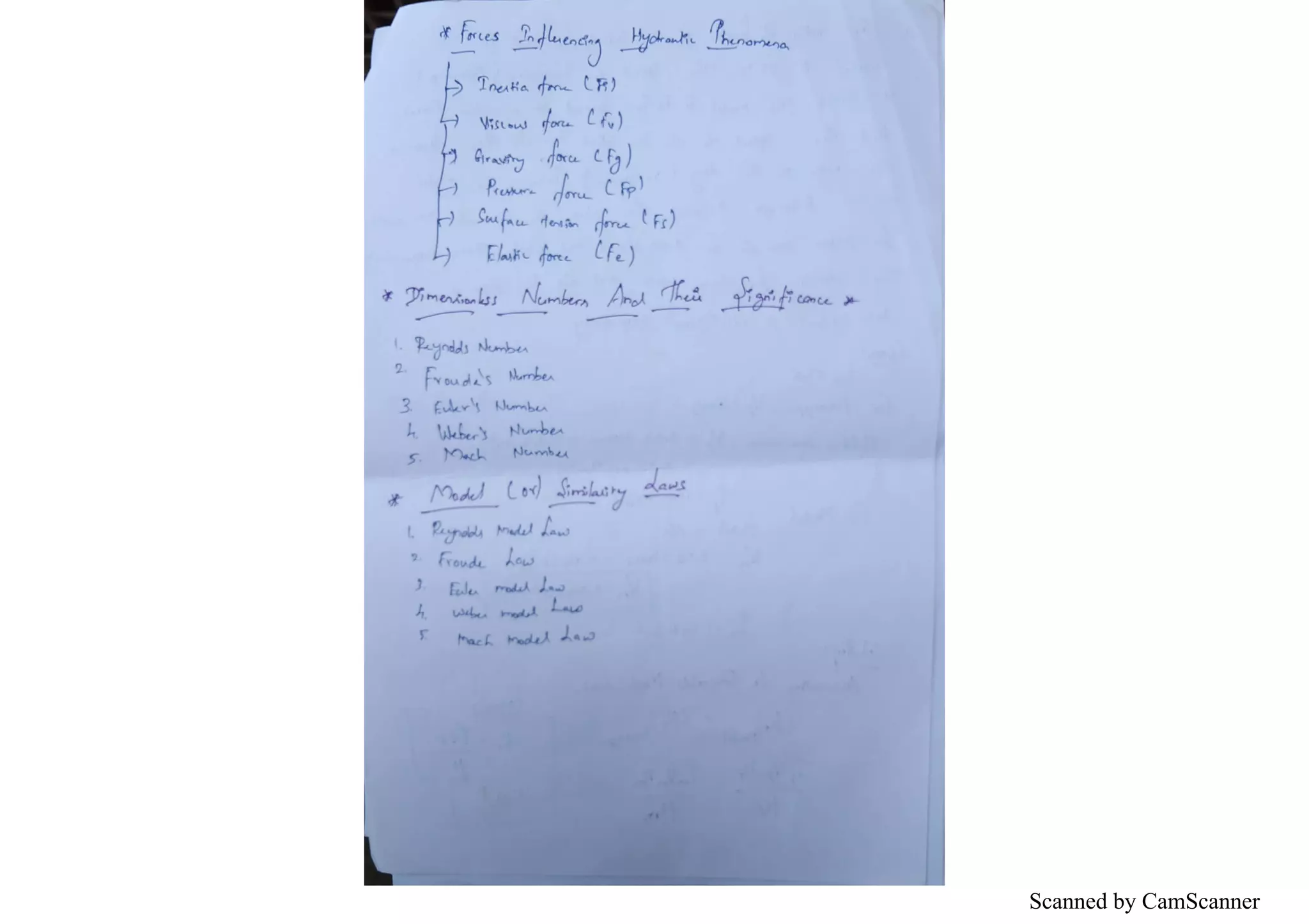 Ce8394 Fmm Unit Iii Dimensional Analysis Pdf