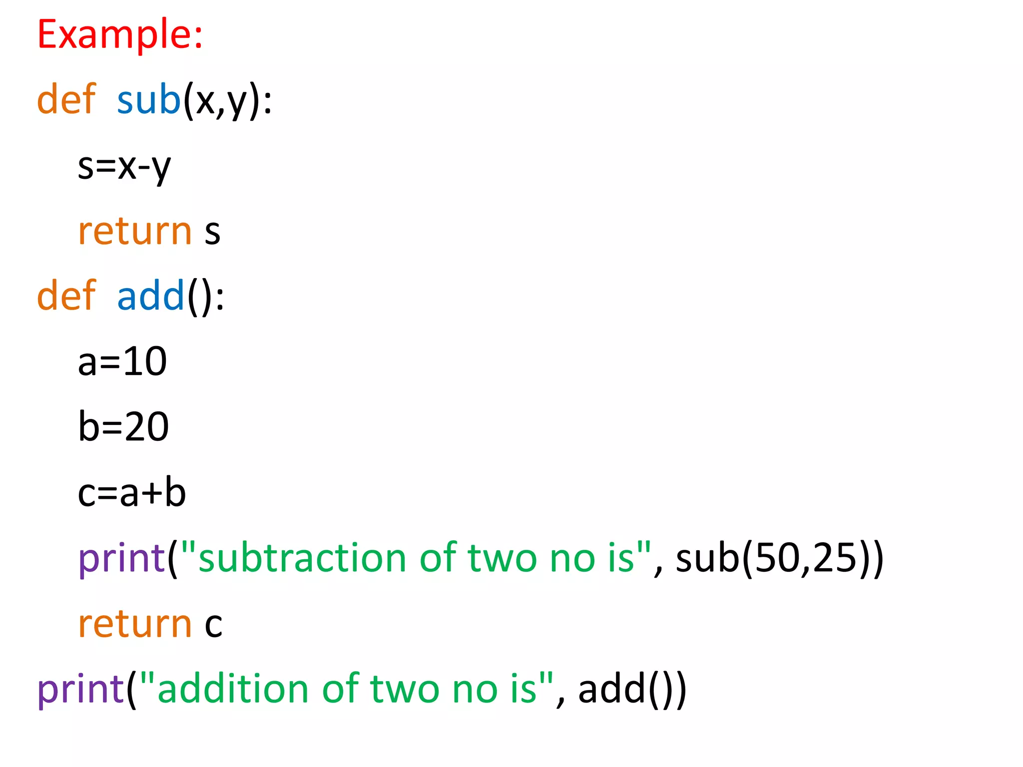 Python Unit 3 - Control Flow and Functions | PDF | Programming ...