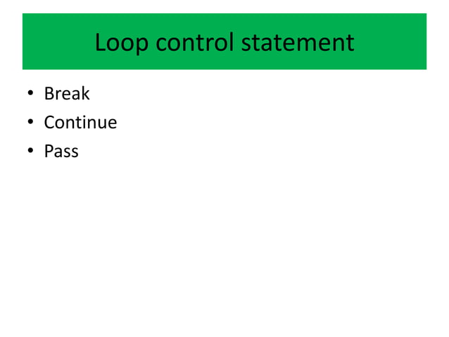 Python Unit 3 - Control Flow and Functions | PDF | Programming ...