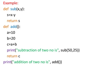 Python Unit 3 - Control Flow and Functions | PDF