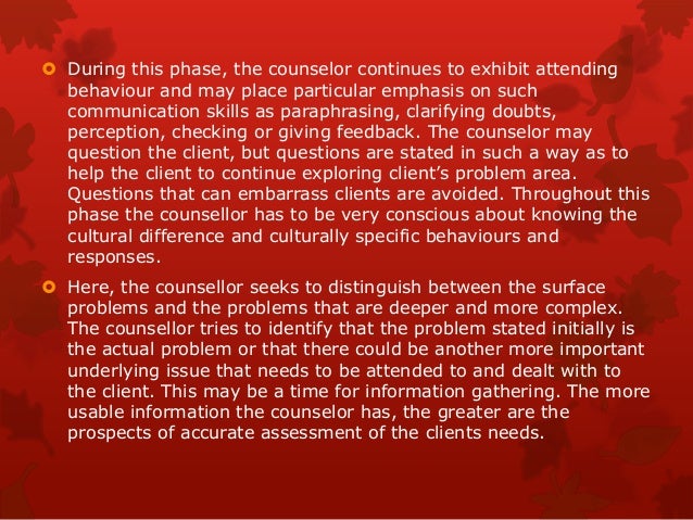 TYPES OF COUNSELLING