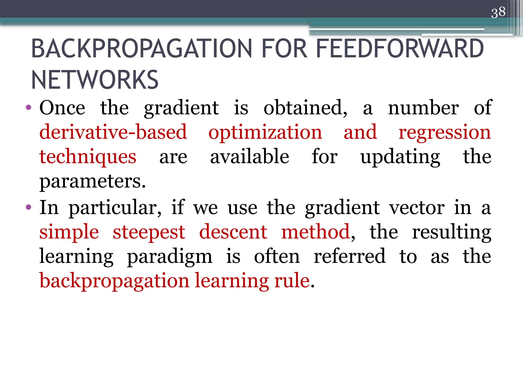 UNIT 3 - Neural networks feed forward n/w | PPT