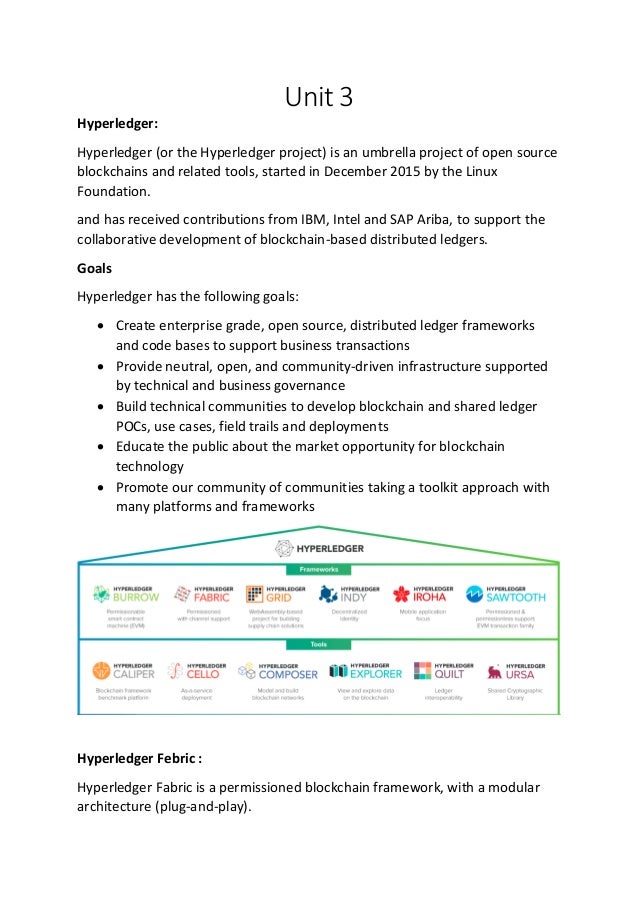 Blockchain Unit 3