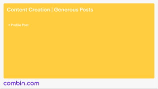 Content Creation | Generous Posts
Profile Post
 