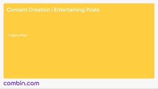 Content Creation | Entertaining Posts
Story Post
 