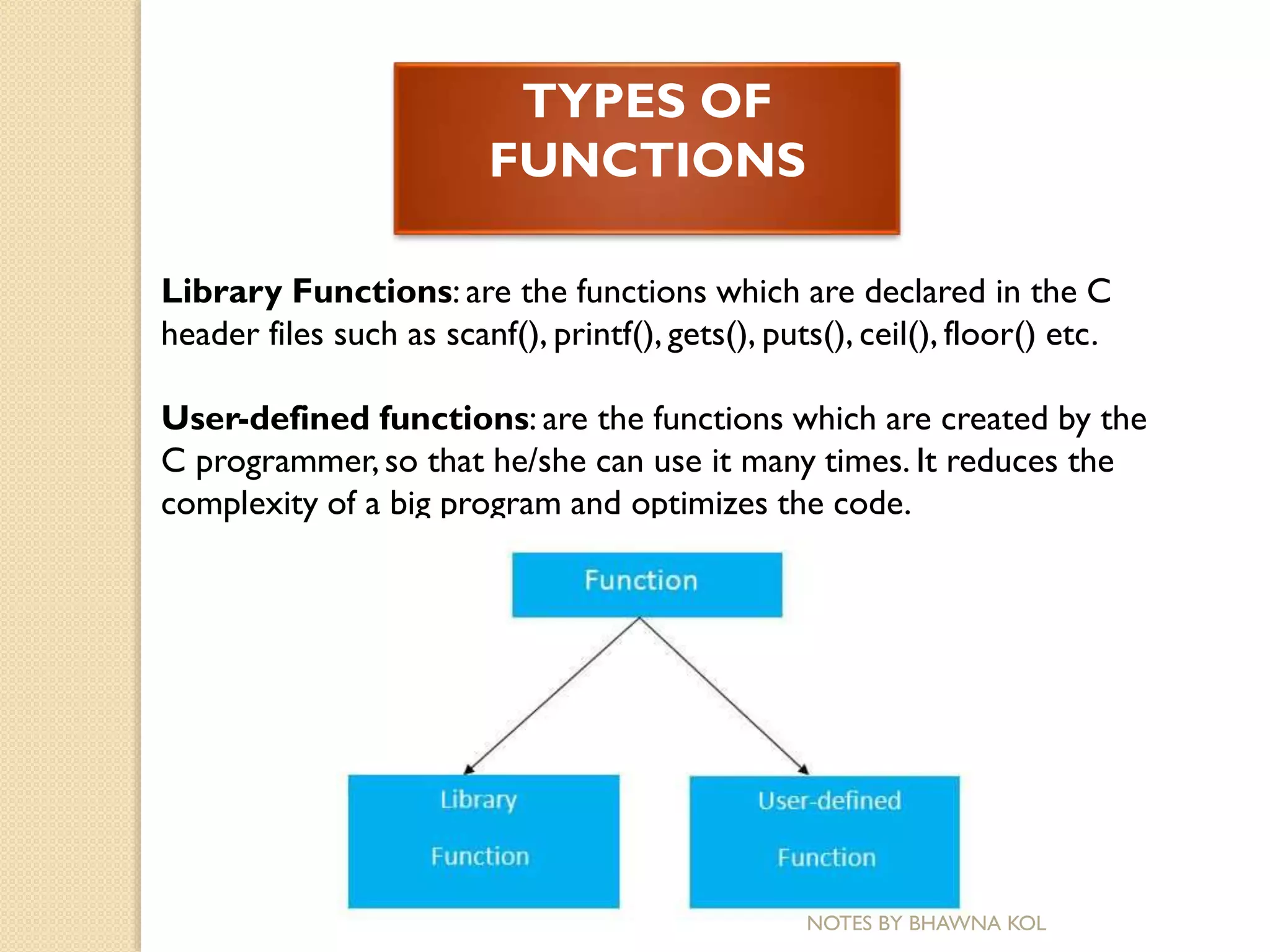 Modular Programming in C | PPT