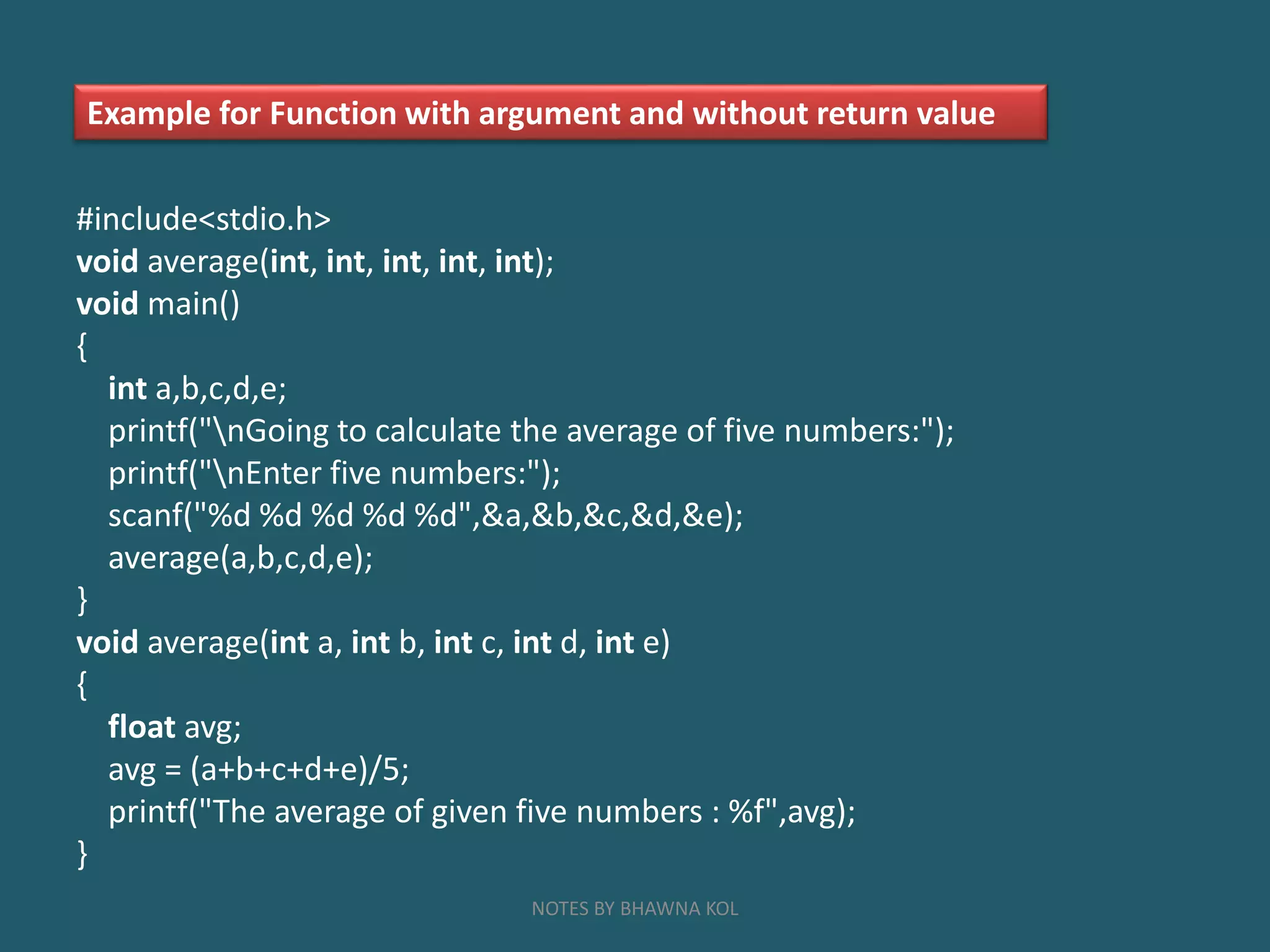 Modular Programming in C | PDF