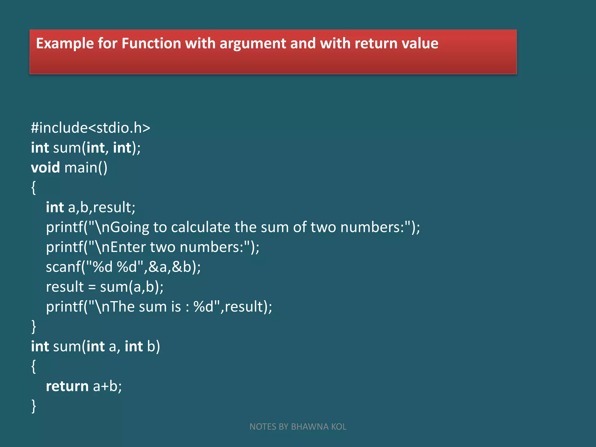 Modular Programming in C | PDF