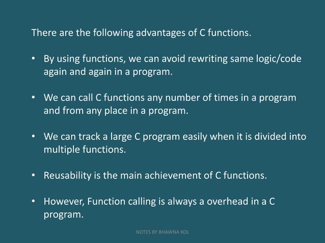 Modular Programming in C | PDF