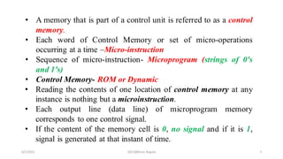 Unit 3. control unit | PDF