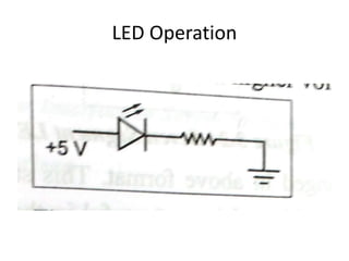 LED Operation
 