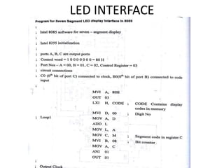 LED INTERFACE
 
