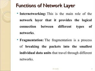 unit3- ppt computer networks - network layer | PPT