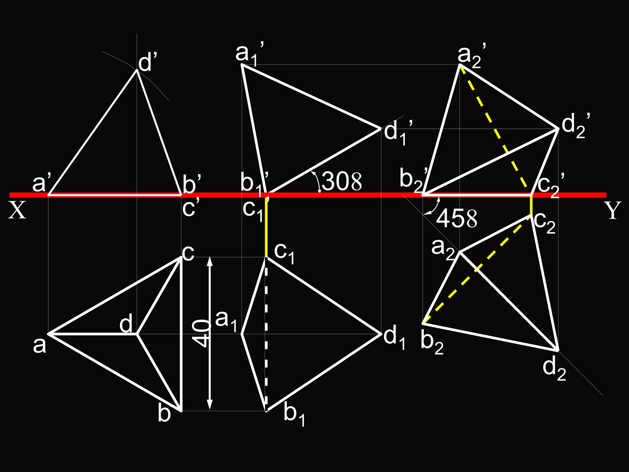 30
a
b
c
d
a’
d’
b’
c’
b1’
c1’
a1’
d1’
b1
c1
a1
d1
a2’
d2’
b2’ c2’
X Y
40
45 c2
b2
a2
d2
 