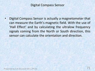 MR3491 SENSORS AND INSTRUMENTATION (UNIT III - FORCE, MAGNETIC AND ...