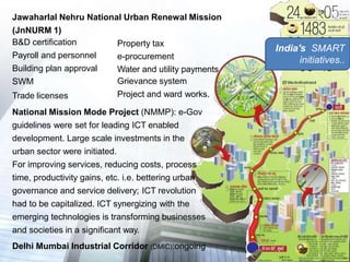 Smart city Developments in India | PPTX
