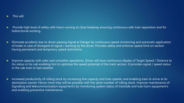 Signaling system in metro systems and engineering | PPTX